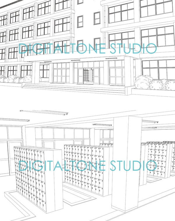 背景素材集 学校A2(116カット)