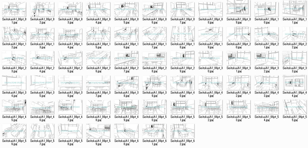 背景素材集 生徒会室A1(62カット)