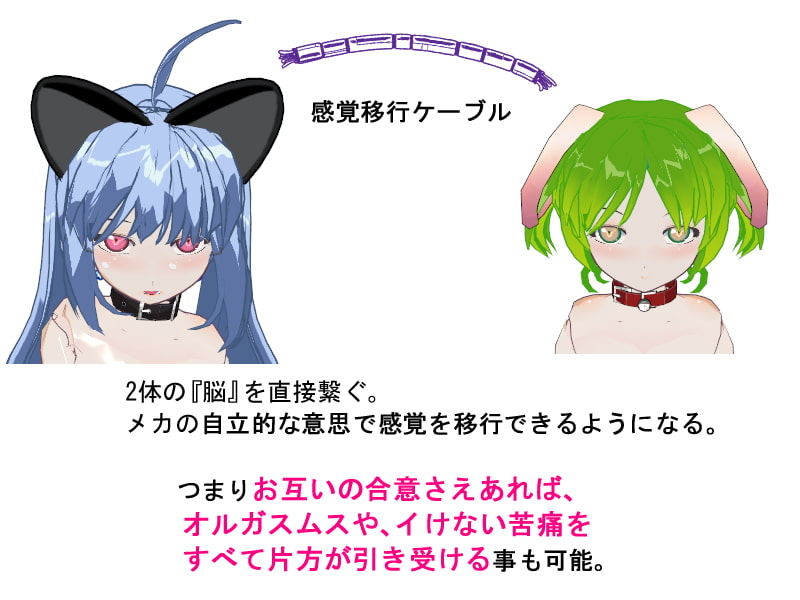 メカっ娘姉妹の脳にケーブル繋いでブッ壊れるまで絶頂管理してみた! 後編