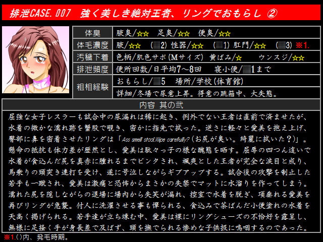 排泄CASE.007～012