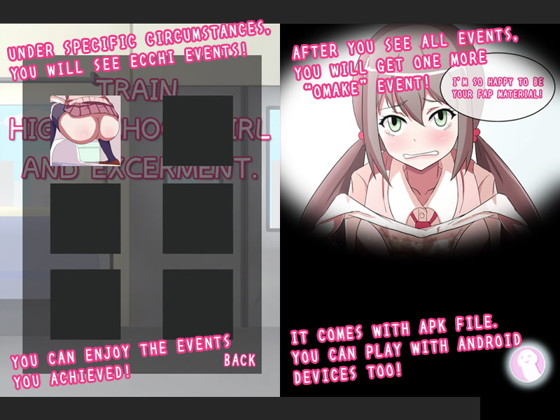 TRAIN, HIGH SCHOOL GIRL AND EXCREMENT.