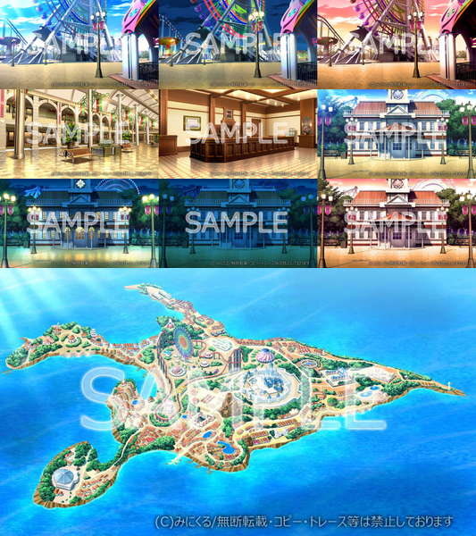 みにくる背景CG素材集『レジャー・公共施設編』part02