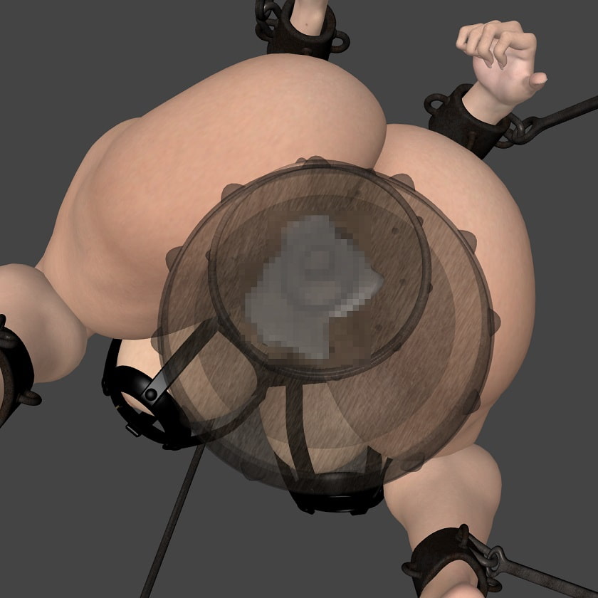 縛られる巨乳ムキムキ美女