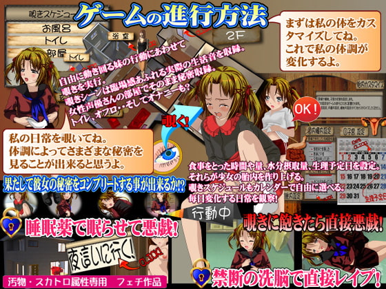 穴から覗く突然出来た義妹の日常