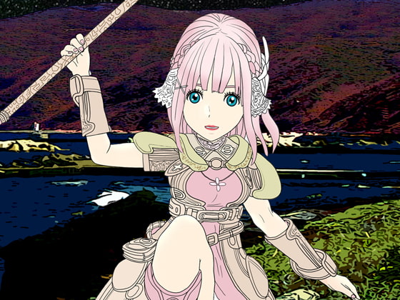 癒し系 村の少女 治癒能力を使う術士