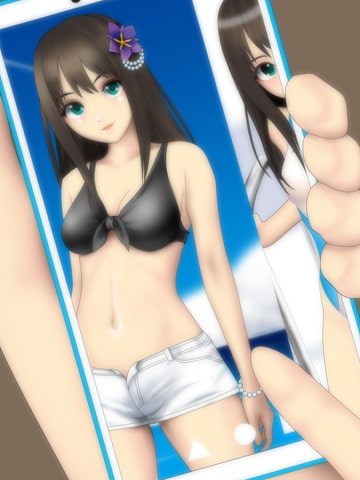 メガネアイドル妄想自慰