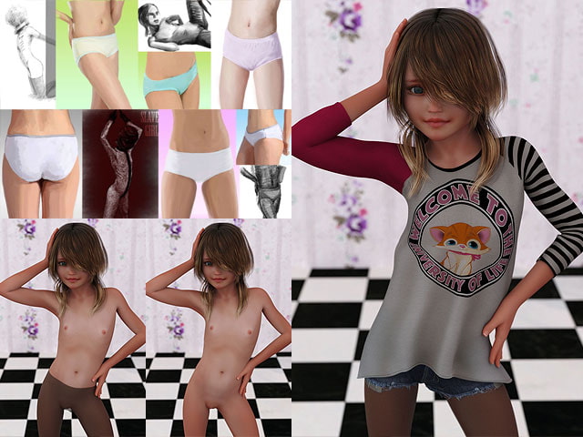 金髪美少女ボンデージ写真集(妊婦差分・オマケ付き)