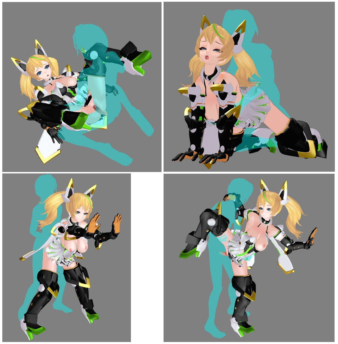 3Dカスタム少女用追加衣装セット "3Dカスタム G○ne"