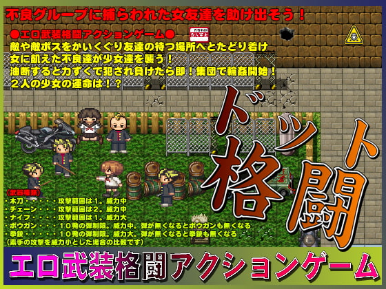 -空手少女VS暴走族!絶体絶命からの格闘ドットアクションゲーム!-