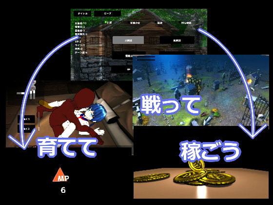 液で育てる魔法使いの少女