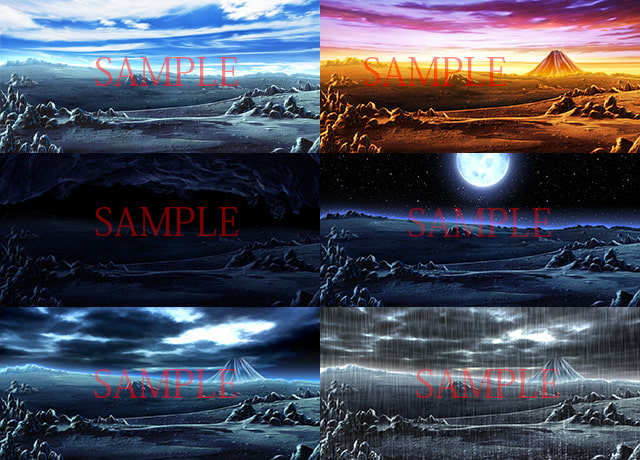 著作権フリー背景CG素材「荒野」