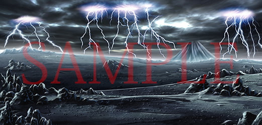 著作権フリー背景CG素材「荒野」