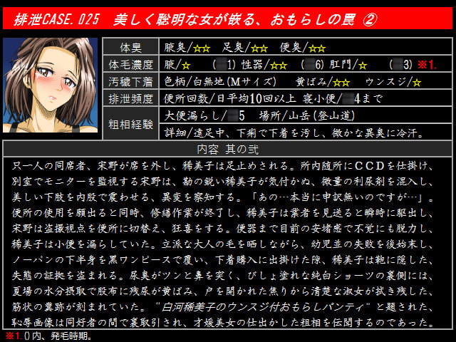 排泄CASE.025～030