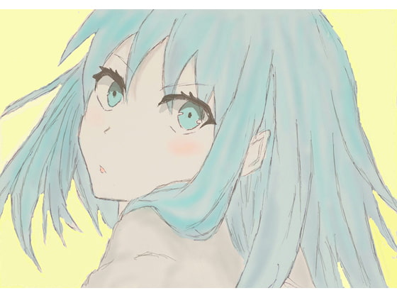 美少女のイラスト二枚組!