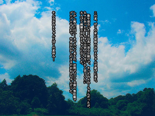 ぼくといとこのおねえちゃん