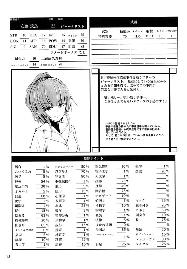 クトゥルフ神話TRPG シナリオリプレイ集 真紅の花嫁