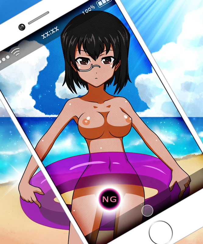 海と水着と桃の日焼け演習!