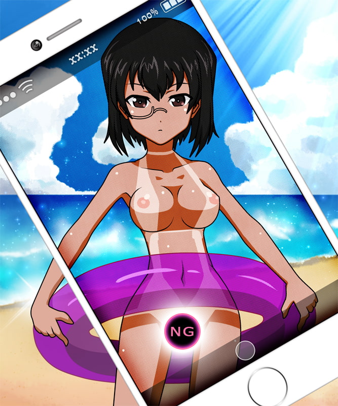 海と水着と桃の日焼け演習!