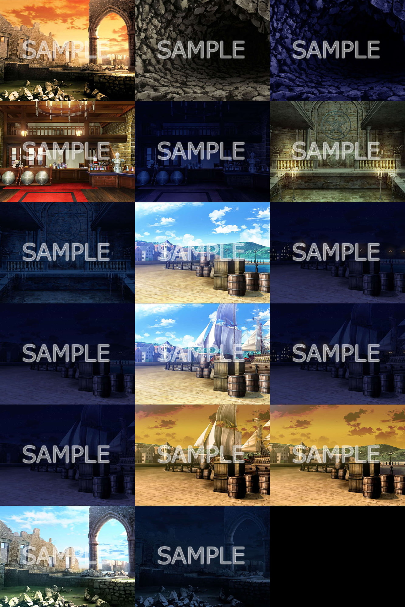 みにくる背景CG素材集『ファンタジー編』part03