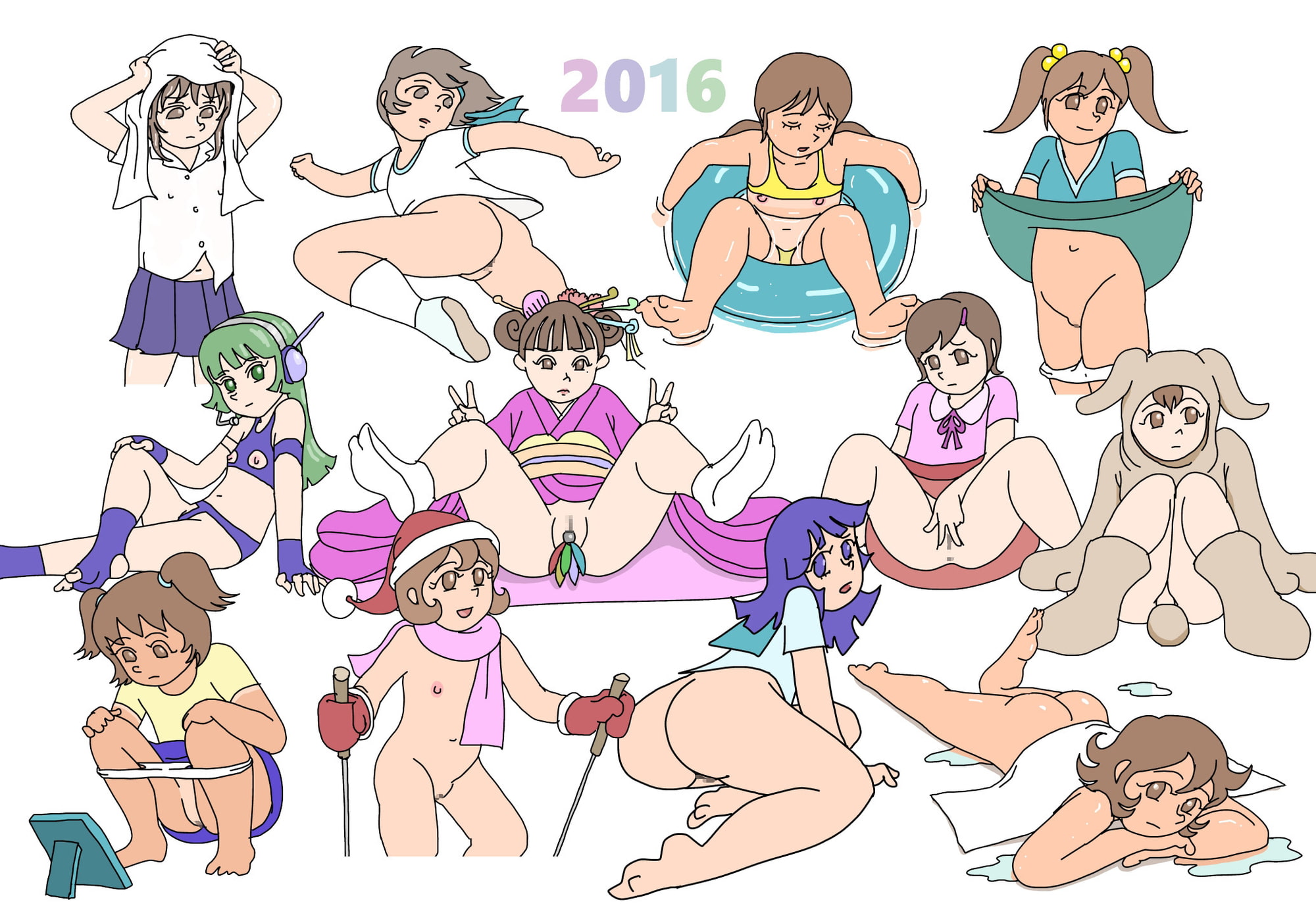 (2016年版) サークルプロフィール画像+α (GIFスライドショー )