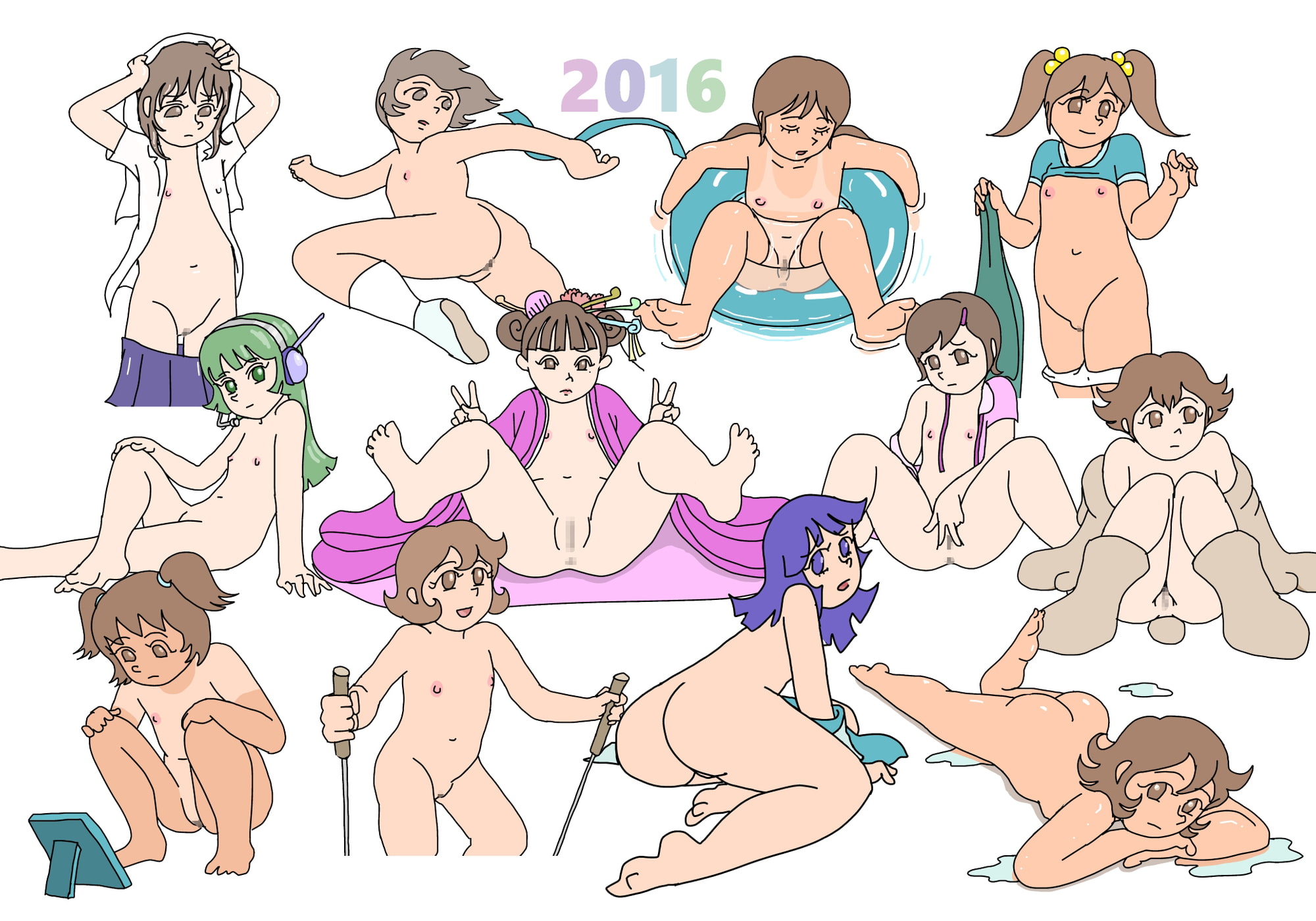 (2016年版) サークルプロフィール画像+α (GIFスライドショー )