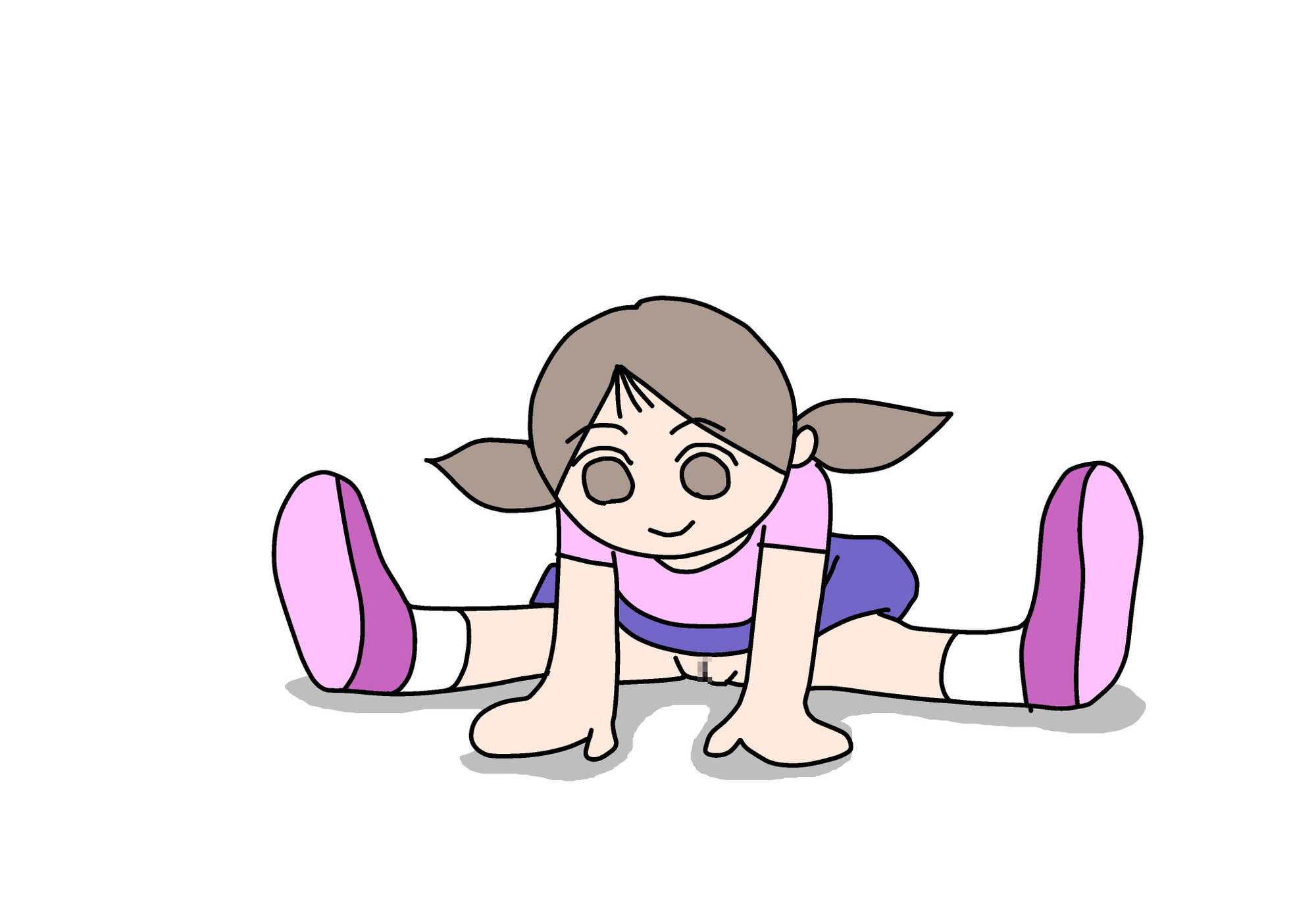 かわいい女の子たち (GIFパラパラまんが )