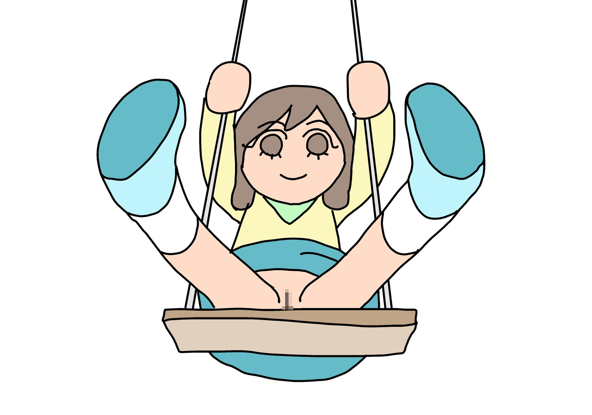 かわいい女の子たち (GIFパラパラまんが )