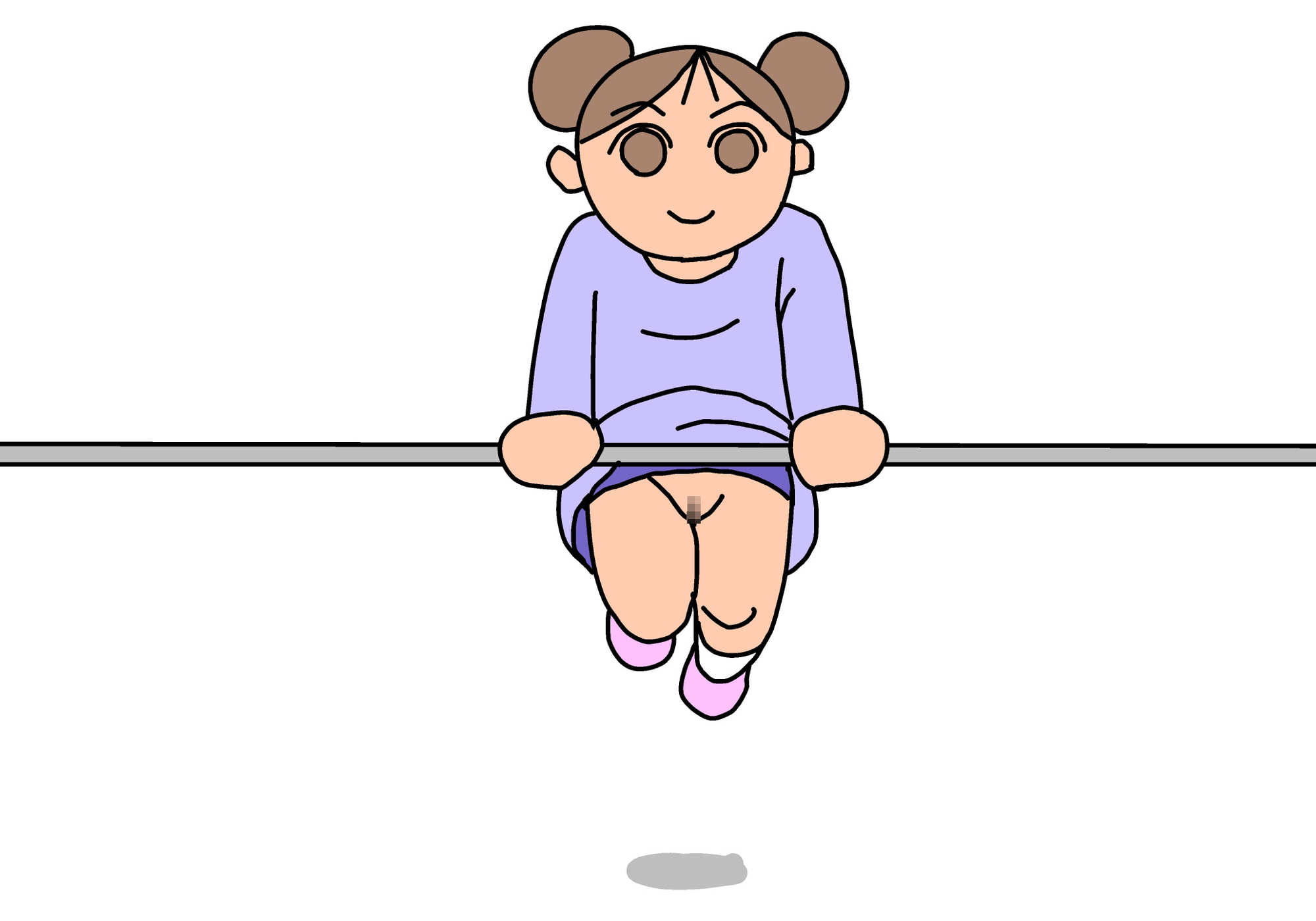 かわいい女の子たち (GIFパラパラまんが )