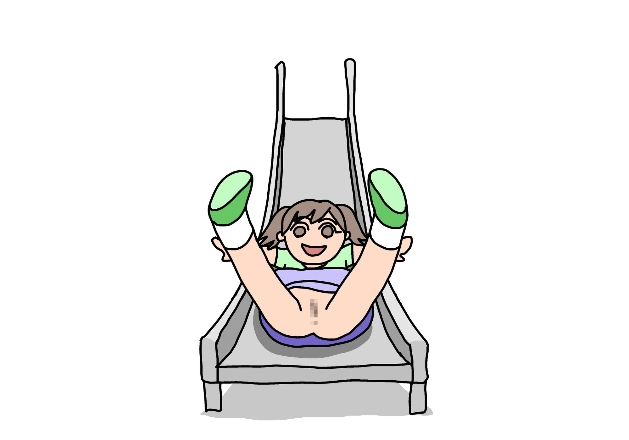 かわいい女の子たち (GIFパラパラまんが )