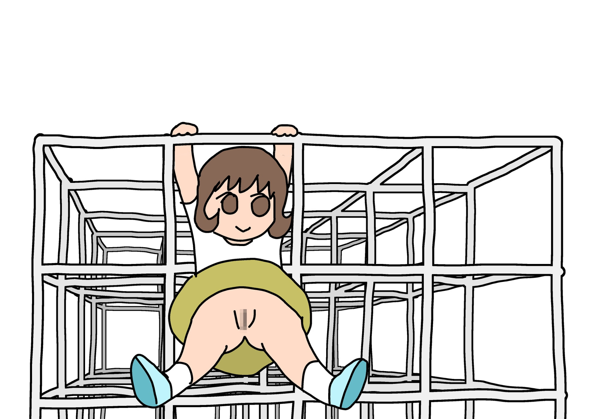 かわいい女の子たち (GIFパラパラまんが )