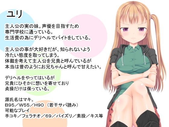 デリヘル呼んだら実の妹が来たんだが ～ツンデレ妹ユリ～