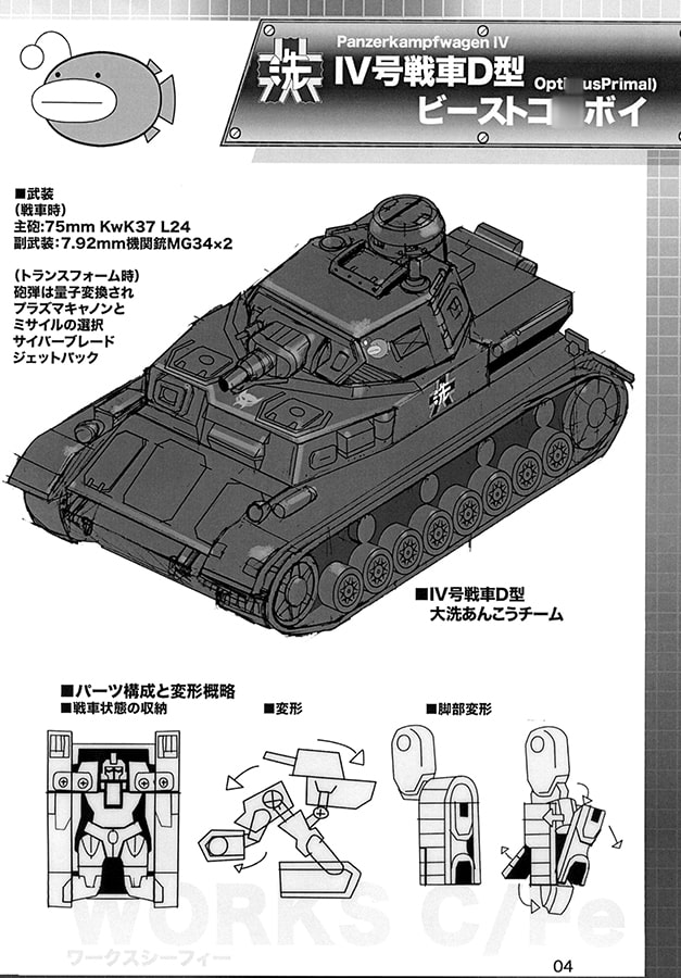 タンクフォーマーガ○パンウォーズ01「変形ビースト作戦です！」