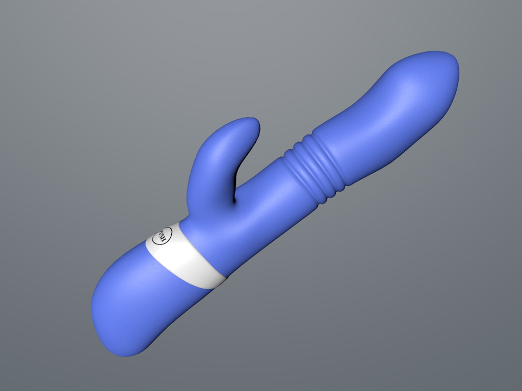 3D素材 バイブレータ シリコンロッド 01