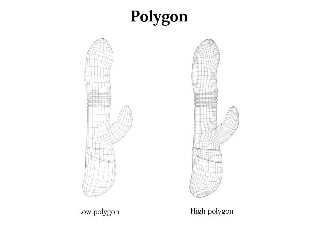 3D素材 バイブレータ シリコンロッド 01