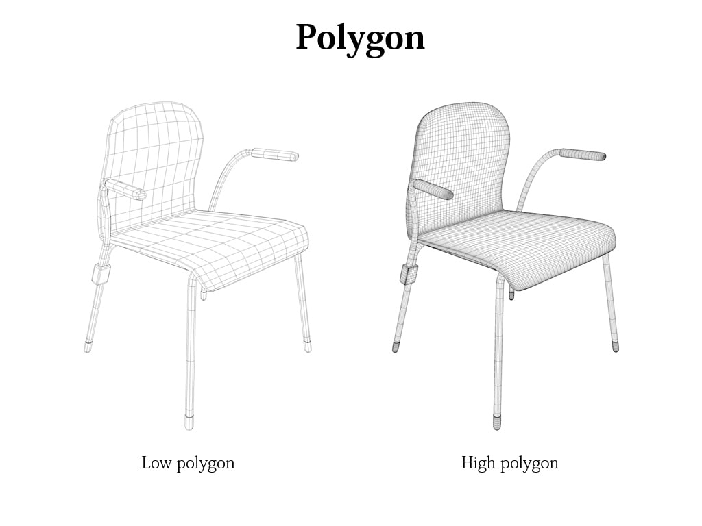 3D素材 会議椅子 一般的 01 アーム付き