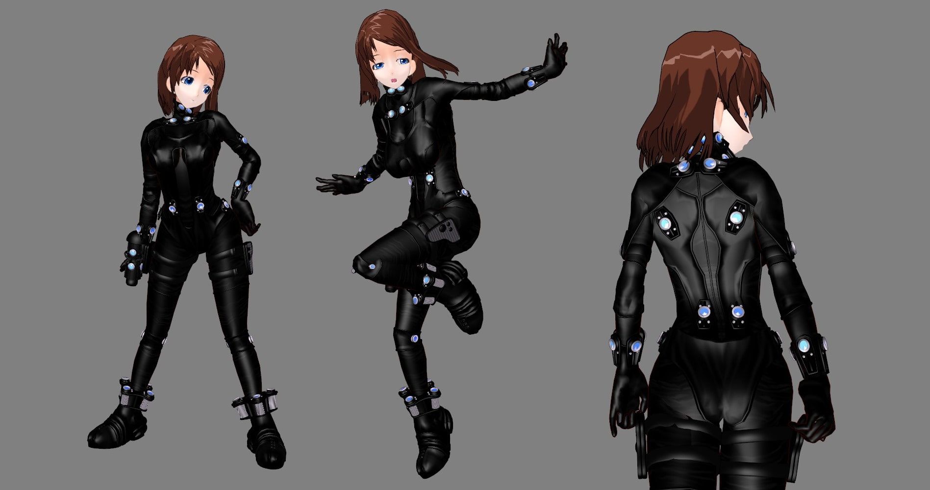 3Dカスタム少女用追加衣装セット ”3Dカスタム ○ANTZスーツ”