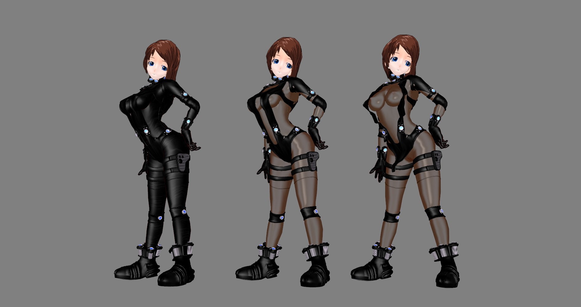 3Dカスタム少女用追加衣装セット ”3Dカスタム ○ANTZスーツ”