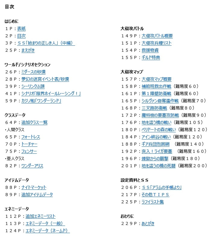 フィルトウィズオンライン拡張データブック「電子の国のアリス」
