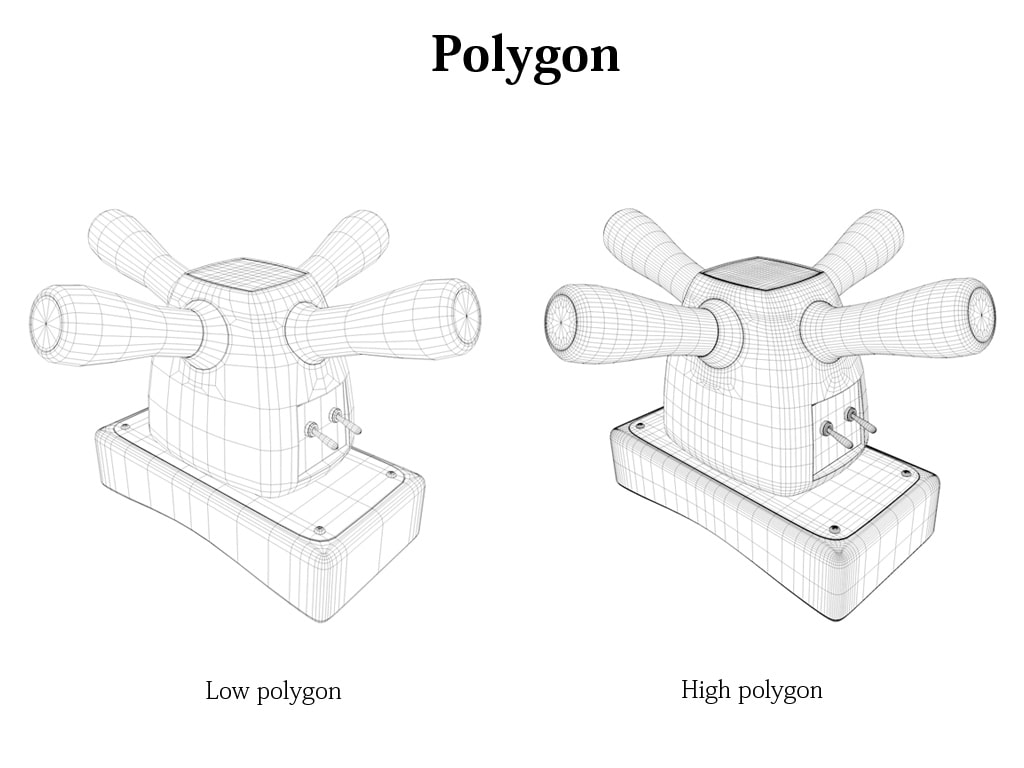 3D素材 ハンディマッサージャー 十字型 01