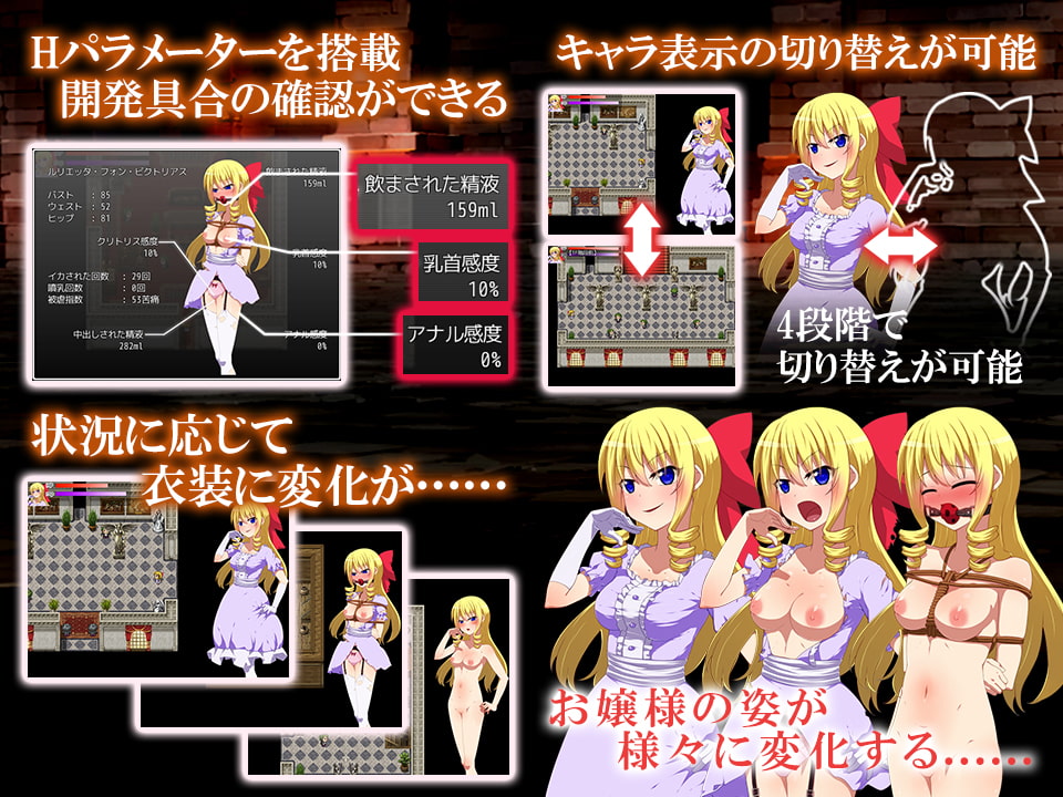 お嬢様拘束 屋敷監禁陵辱