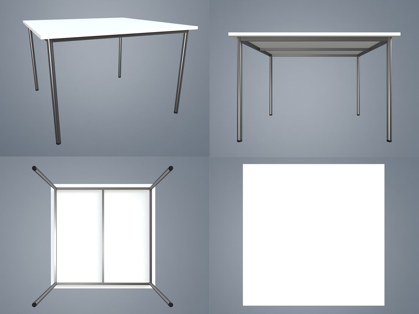 3D素材 ミーティングテーブル_一般的02_W1080