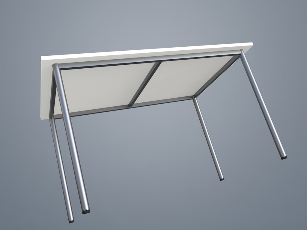 3D素材 ミーティングテーブル_一般的02_W1200