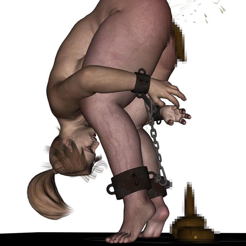 爆乳むちむち女の拘束浣腸