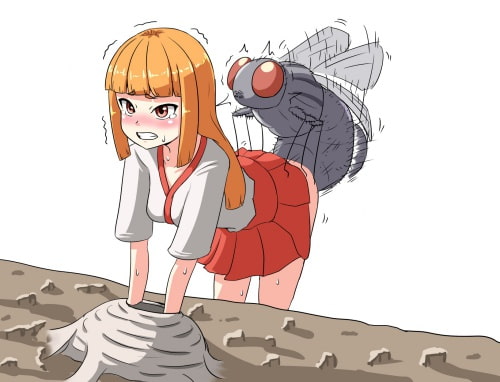 蟲に犯される巫女