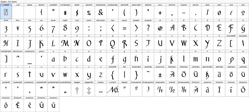 胡蝶サンセリフフォント・疑似カリグラフィ