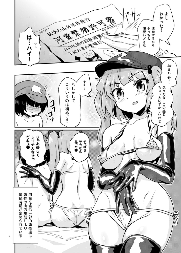 にとりおねえちゃんのだいじなおしごと