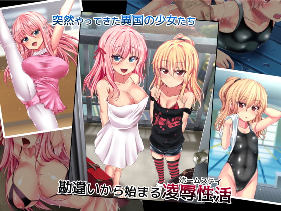 滞在少女姦～デリヘルを呼んだはずがホームステイ先を間違えた女の子たちが訪ねてきたのでレイプした～