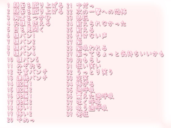 タスクリョナ音声作業用
