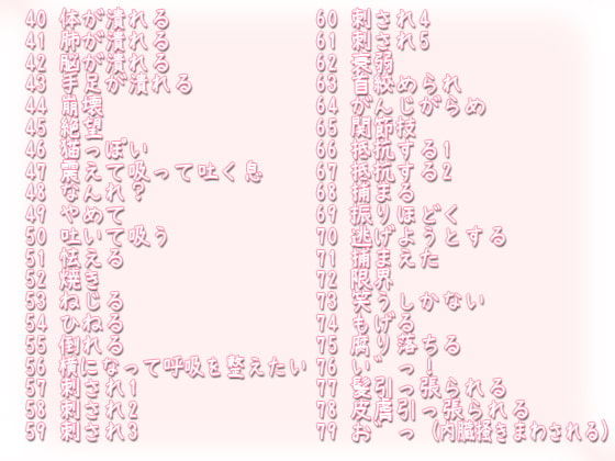 タスクリョナ音声作業用