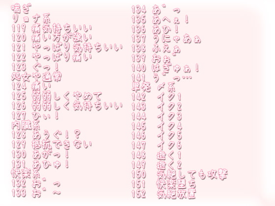 タスクリョナ音声作業用